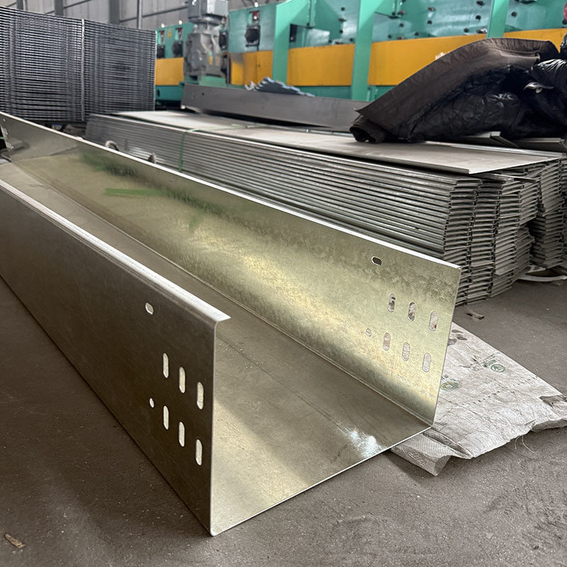 Powder Coated Metal Cable Trunking Hot Dipped Galvanized Channel Type