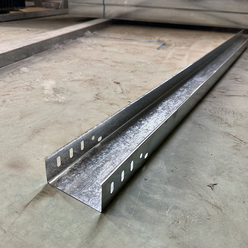 Powder Coated Metal Cable Trunking Hot Dipped Galvanized Channel Type