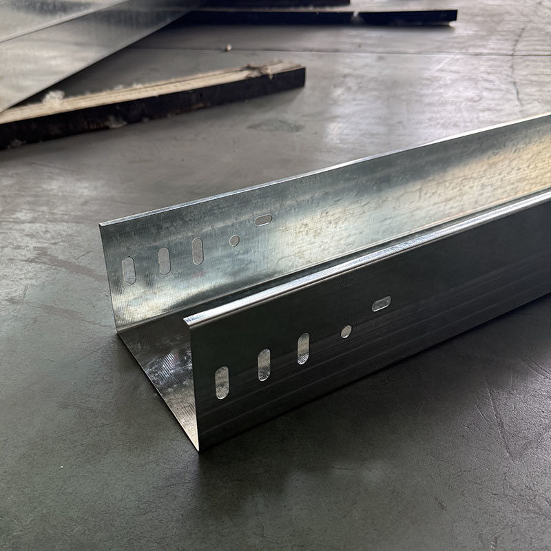 Channel Type Wireway Cable Tray Hot Dip Galvanized Metal Wire Trunking
