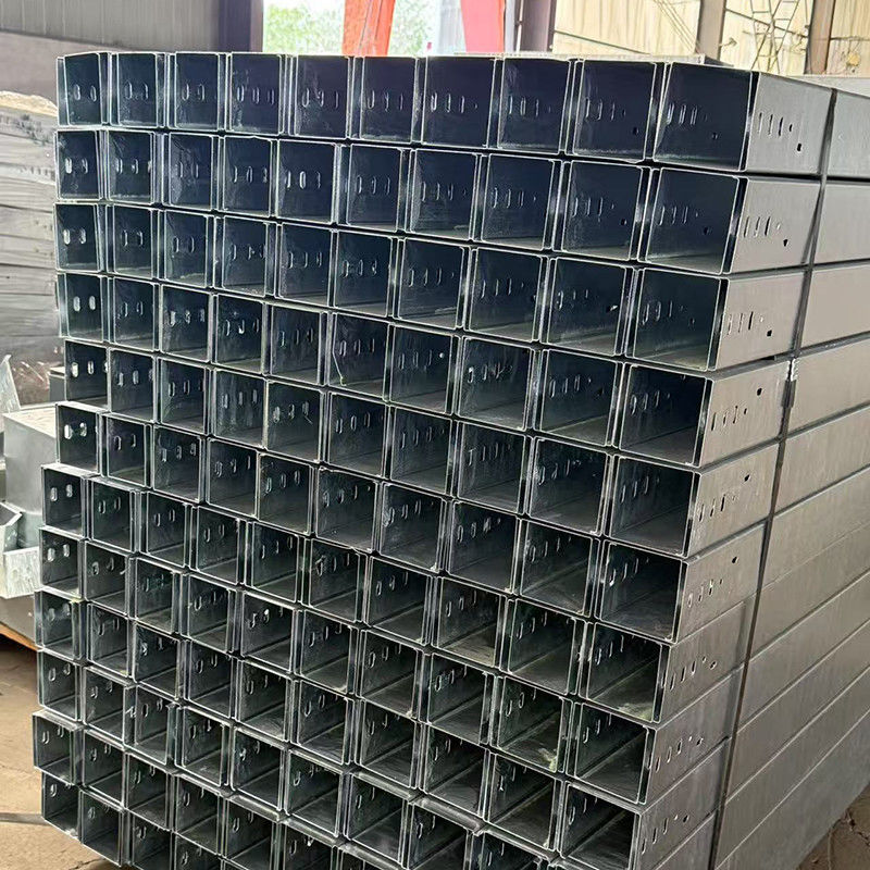 Durable Corrosion Resistant Perforated Cable Tray Hot Dipped Galvanized  ISO9001