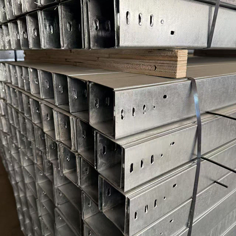 Perforated Hot Dipped Galvanized Cable Tray Durable Corrosion Resistant 500/600/700/800mm Width