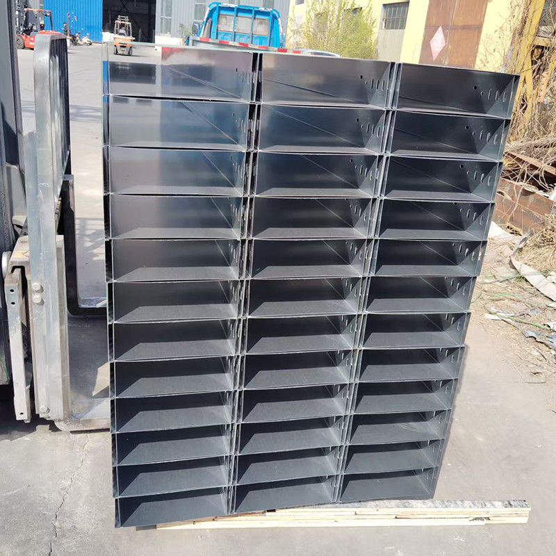 Outdoor Heavy Duty Metal Trough Type Wireway Cable Tray 50-900mm Width