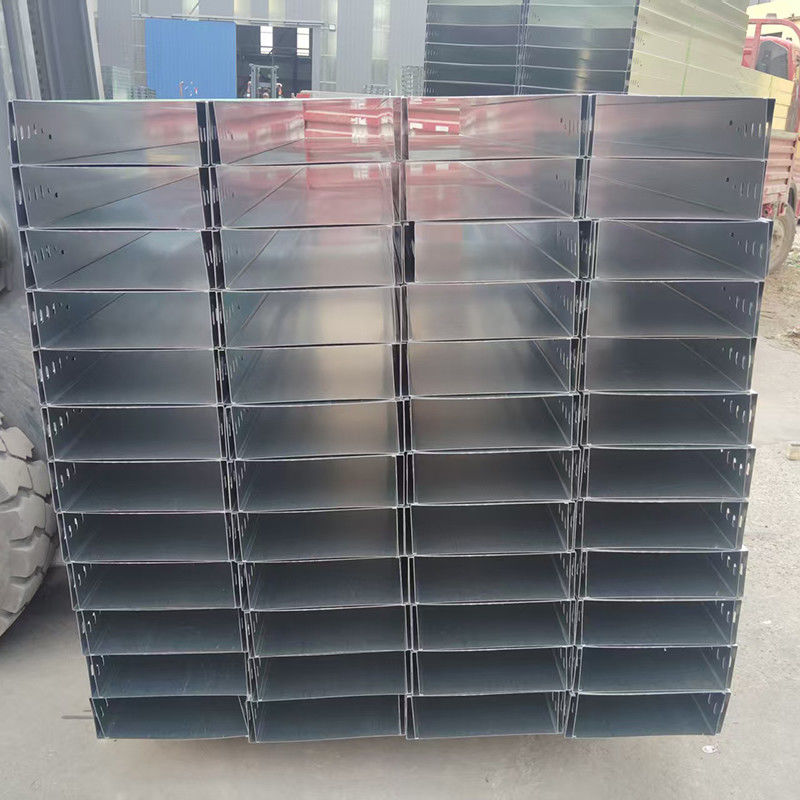 Hot Dip Galvanized Ss304 Trough Type Cable Tray For Infransture