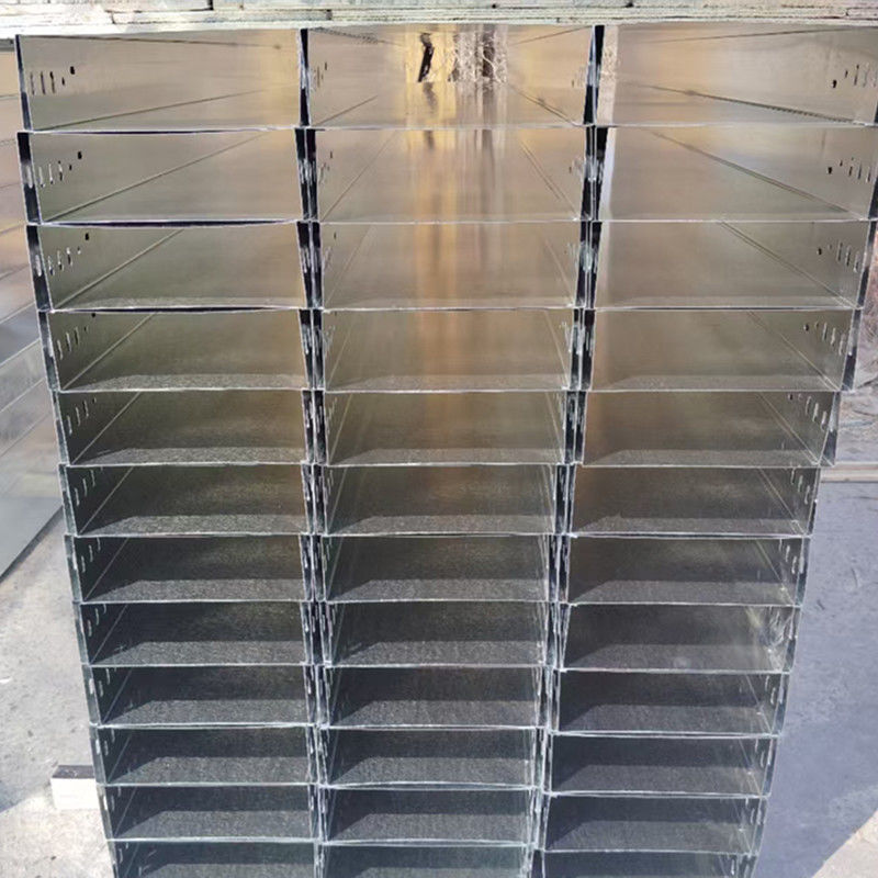 Aluminum Trough Type Cable Tray Wireways Hot Dip Galvanized For Building
