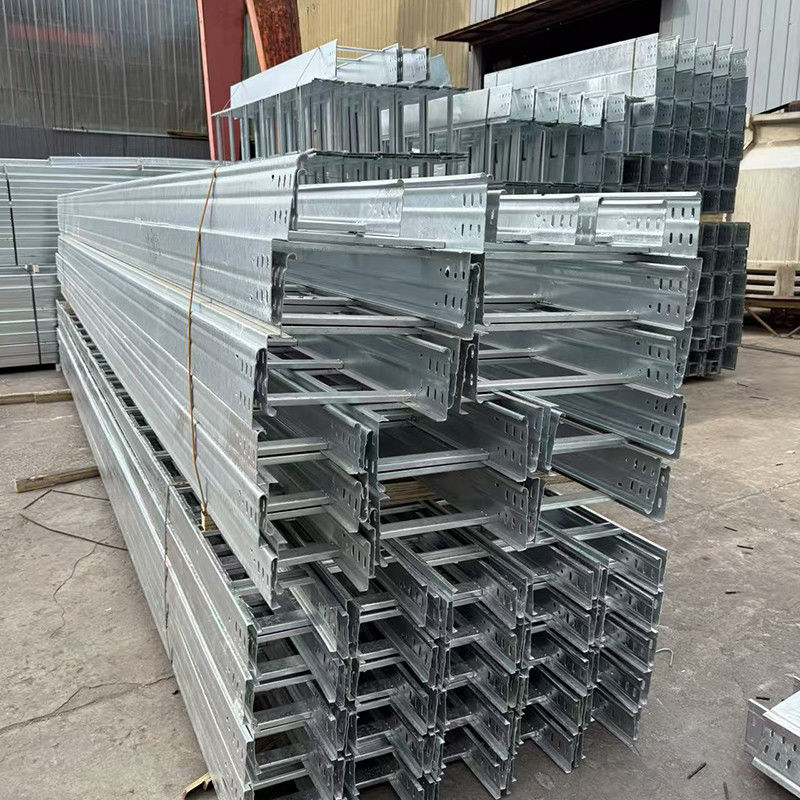 Open Structure Wire Mesh Stainless Steel Cable Ladder For Industrial Heat Dissipation Convenient Cabling