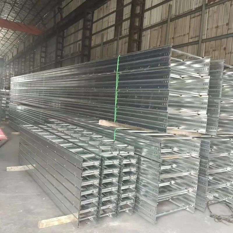 Corrosion Resistant Hdg Cable Tray Perforated Metal Cable Tray 50-1200mm Width