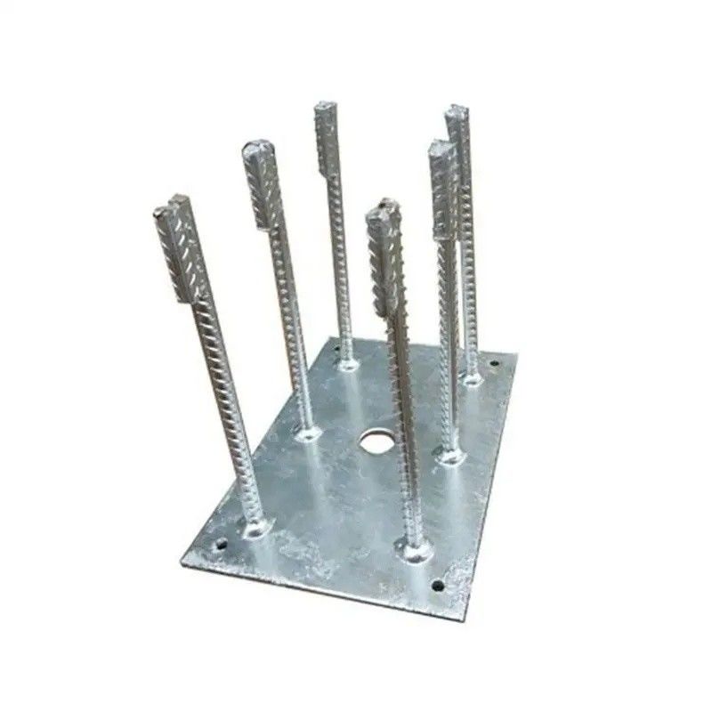 Steel Shielding Embedded Bottom Curtain Wall Embedded Plates Hot Dip Galvanized For Building Construction