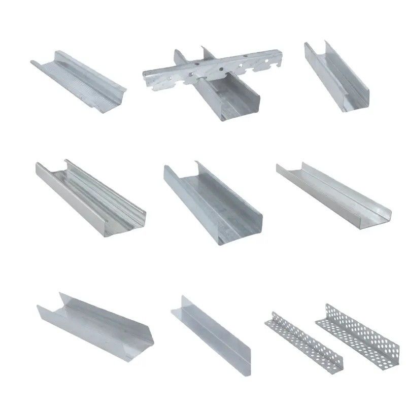 Drywall Steel Gypsum Board Profiles Suspended Ceiling Grid Drywall Accessories Open Grid Light Steel Keel Ceiling